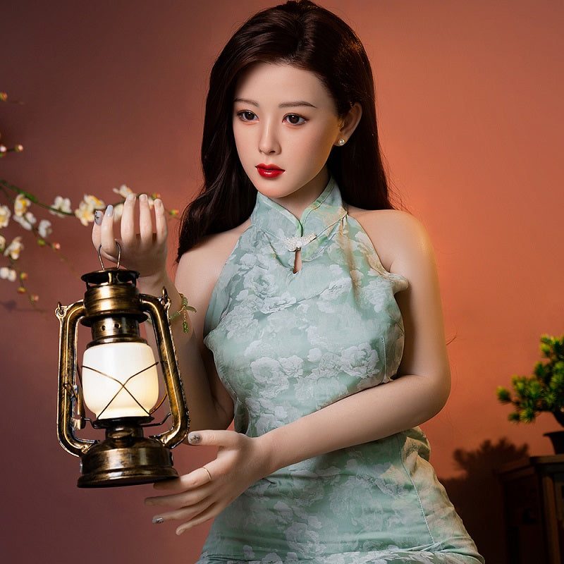Kana - Sexy Realistic Silicone Sex Doll - Asian Style with Cheongsam & Free Shipping