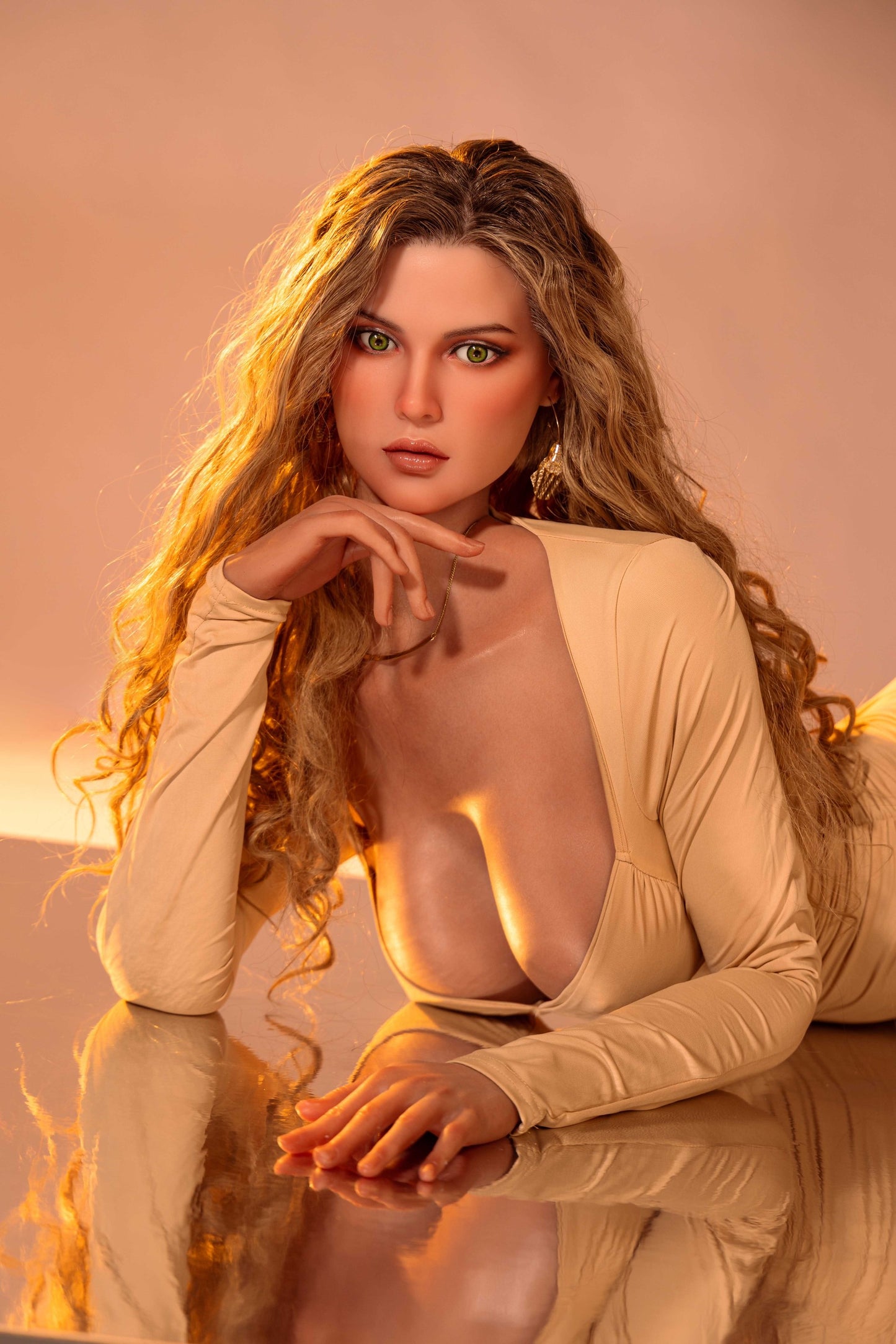Leila - Life-Size Realistic Silicone Sex Doll - Euro-American Style, Customizable Appearance with Free Shipping